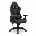 Chaise gaming bureau pivotante dossier inclinable cuir synthétique PU noir repose-tête coussin lombaire base étoile 5 branches 68 x 68 x 122-132 cm